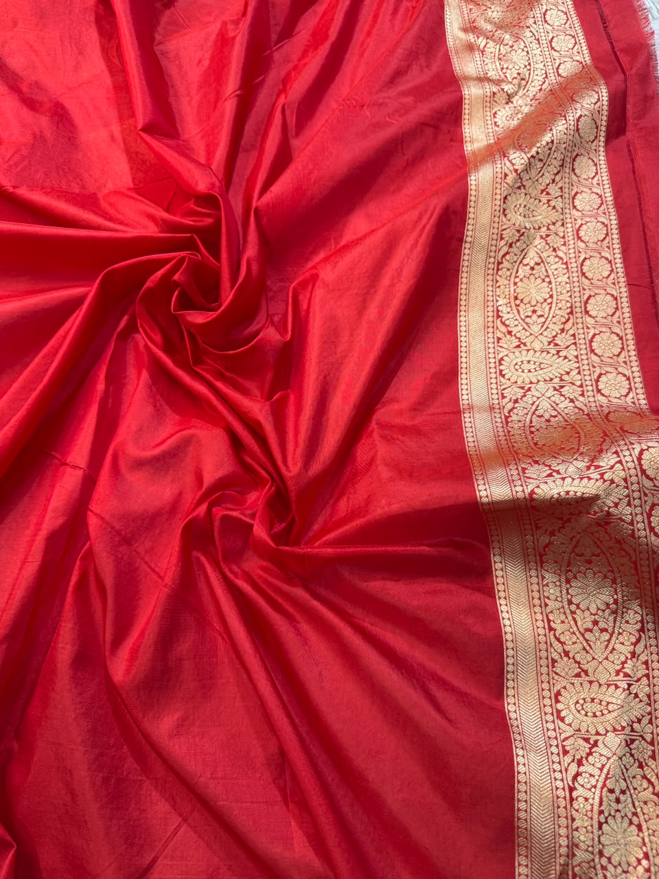 Banarasi Pure Handloom Katan Silk Multicolor Patola-Inspired Ambani Saree